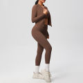 3pcs Sportswear Yoga Set Gym Sports Bra Zipper Jacket Leggings Clothes Sportswear Yoga Suits For Women Fitness Set Tracksuit.