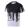 Men's Daily Wear Sport T-Shirt And Pants Set Casual Comfortable Fitness Running Outfit. 