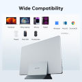 PULWTOP Vertical Laptop Docking Station With M2 SSD Expansion 4K HD RJ45 USB C Hub For Type C Notebook Workstation Setup. 