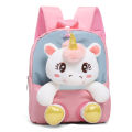 Kid 3D Cute Backpack for 2-6Year Gift Stuffed Unicorn Girl Kindergarten Schoolbag Backpacks Preschool Plush Animal Baby Backpack.