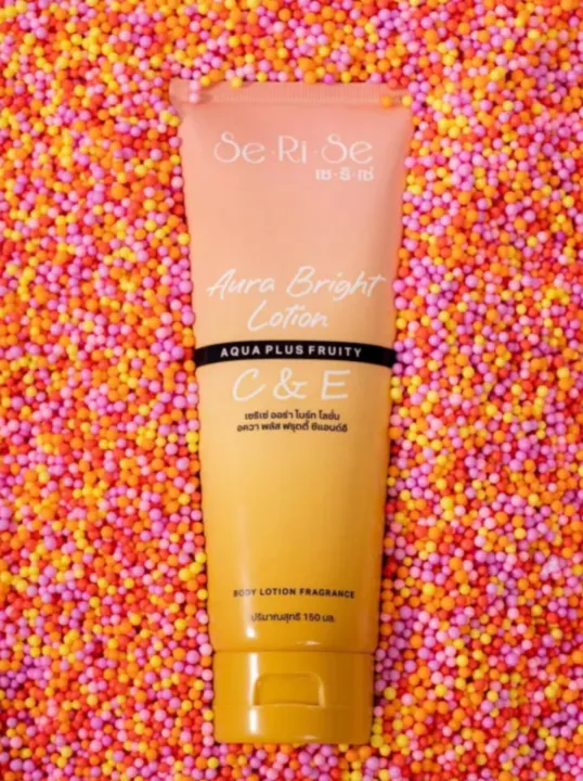 Se.ri.se%20Aura%20Bright%20Sunscreen%20Lotion%20Aqua%20Plus%20Fruity%20C&E%20SPF%2050%20PA+++%20-%20Image%203