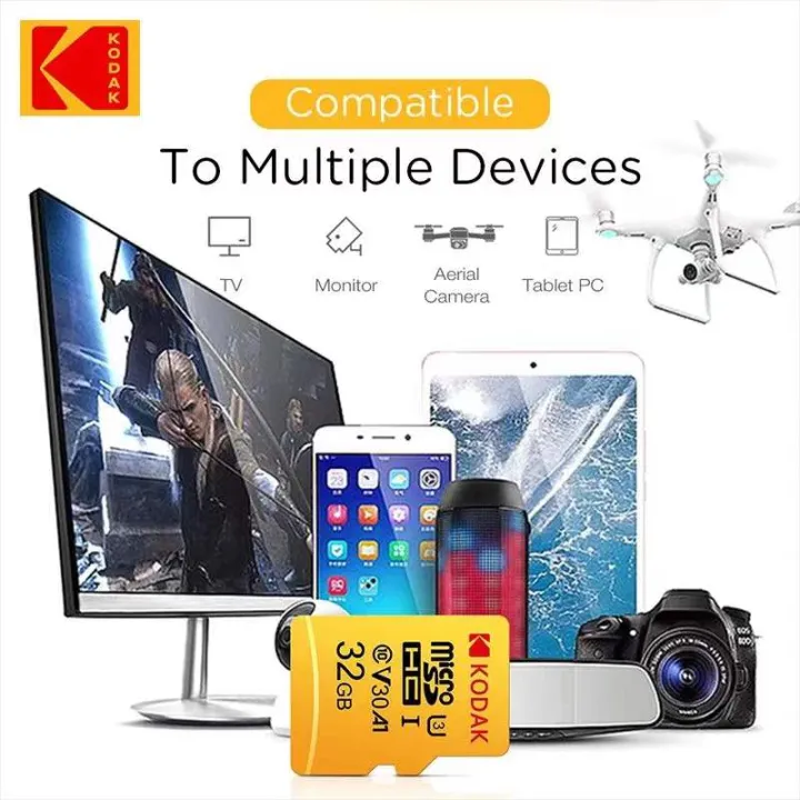 Kodak%20Micro%20SD%20Card%20256GB%20128GB%2064GB%2032GB%20Class10%20U3%20V30%20High%20Speed%20Memory%20Card%20for%20Phone%20Tablet%20Camera%20-%20Image%203