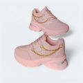Girls high sole Chain Joggers shoes Korean Style. 