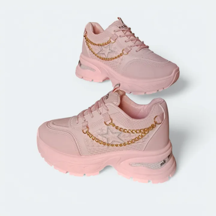 Girls%20high%20sole%20Chain%20Joggers%20shoes%20Korean%20Style%20-%20Image%202