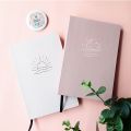 Sun or  Moon Minimalistic BuJo Notebook Dot grid Diary Dotted pages. 