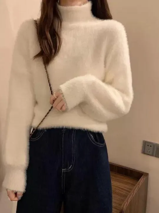 2026%20Winter%20Imitate%20Mink%20Wool%20Hot%20Fleecing%20Female%20Turtleneck%20Elastic%20Casual%20Sweater%20Women%20Knitted%20Tops%20Pullovers%20Soft%20%20Warm%20-%20Image%203
