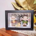 3D wooden box display DIY figure doll Pop Mart photo frame home decor. 