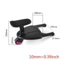 Fashion Children Stroller Pedal Adapter Second Child Auxiliary Trailer Twins Scooter Hitchhiker Kids Standing Plate with Seat. 