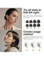 45-49dB Sound Insulation Sleeping Earplugs Soft Silicone Anti Snore Noise Reduction Ear Plugs With Storage Case. 