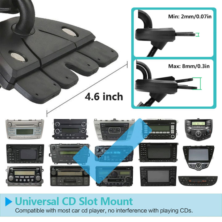 Universal%20Car%20CD%20Slot%20Mount%20Tablet%20Holder%20360%C2%B0%20Rotation%20for%20Phones%20&%20Tablets%20Compatible%20with%20%20Z%20Fold%204/3%20And%20More%20Devices%20-%20Image%206