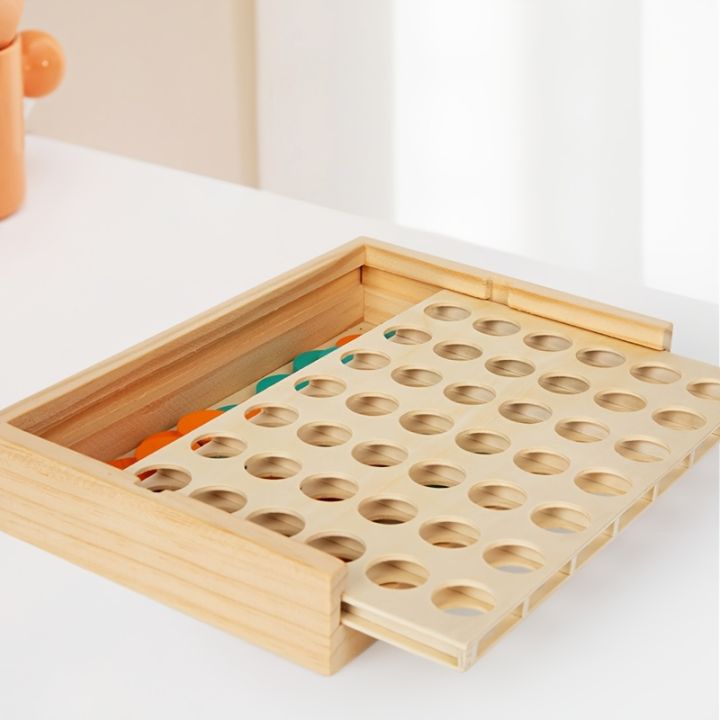 4%20in%20a%20Row%20Wooden%20Board%20Game%20-%202-Player%20Travel-Friendly%20Strategy%20Game%20Classic%20Family%20Fun%20&%20Portable%20Foldable%20Set%20-%20Image%202