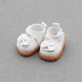 Doll Leather Shoes Labubu Bow Shoes for 17cm Labubu 10cm EXO /Cotton Doll Finger Shoes. 