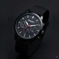 Fabric Canvas Strap Casual Cool Round Dial Wrist Watch.