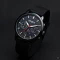 Fabric Canvas Strap Casual Cool Round Dial Wrist Watch.