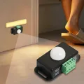 DC 12V 24V 6A IR Infrared Detector Light Switch Module Automatic Adjust Motion Sensor Light Switch for LED Strip Light Lamp. 