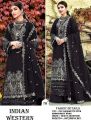 Womens Pakistani Georgette Unstitched Kurta Set. 