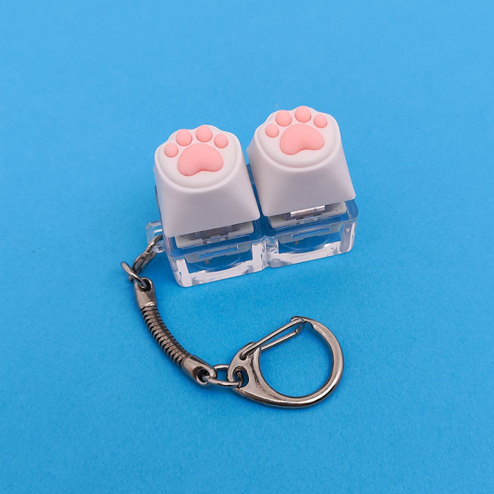 Fingertip%20Decompression%20Toy%20Keys%20Silicone%20Soft%20Cat%20PAWS%20Keychain%20Key%20Ring%20Mobile%20phone%20Pendant%20Accessories%20Keyboard%20Tapping%20-%20Image%207