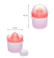Manual Orange Juicer - Machine 500ml - 5×4 inches - Multicolor. 