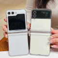 For Samsung Galaxy Z Flip7 FE Filp6 Filp5 5G Case Transparent Fold ShockProof Hard PC Cover For Samsung Galaxy Z Filp 3 4 5 6 7. 