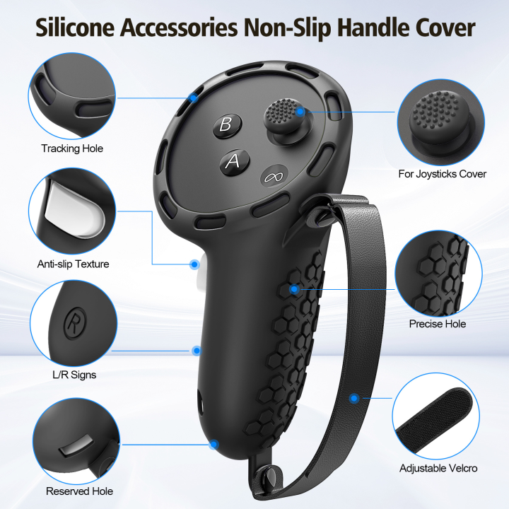 Compatible%20with%20Meta%20Quest%203S%20Accessories,VR%20Silicone%20face%20Cover,%20Shell%20Cover,%20Touch%20Controller%20Grip%20Cover,Protective%20Lens%20Cover%20-%20Image%203