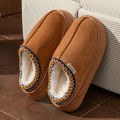 Winter Women's Slippers Boots Fashion Fuzzy Fur Anti-slip Soft Sole Outdoor Indoor Warm Comfort Men Plush Houseshoes Couple.