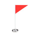 Golf Putting Practice Set with Stainless Steel Cup Base and Flagpole with Triangular Flag for Indoor and Outdoor Training Access. 