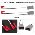 1 Pair Speaker Connector Harness Adapter ABS Plastic Car Horn Speaker Connector Wiring Adapter Modification for Honda Acura. 