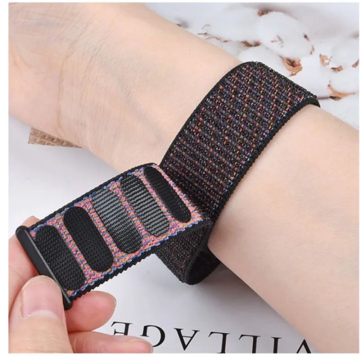 Nylon%20loop%20For%20Samsung%20Galaxy%20Watch%206%205%20Pro/4/classic/gear%20s3%20frontier/active%20Sport%20Bracelet%20Huawei%20watch%20gt2%203%2022mm%2020mm%20Strap%20-%20Image%206