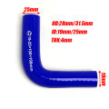 90 Degrees Silicone L-Elbow Hose Silicone Flexible Hose Water Radiator Tube Bend Tube Car Intercooler Turbo Intake Pipe.