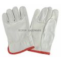Leather Hand Gloves 1 Pair For Workers. 