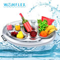 Inflatable Swimming Pool Beer Table Cooler Floating Bar Tray Pool Mattress Water Food Beverage Holder Swimming Accessory.