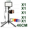 LED Photography Video Light Panel Lighting Photo Studio Lamp Kit With Tripod Stand RGB Filters For Shoot Live Streaming Youbube. 