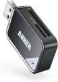 (Anker) USB 3.0 Card Reader Card Reader for Sdxc, Sdhc, Mmc, Rs-Mmc, Micro Sdxc, Micro Sd, Micro Sdhc, Uhs. 