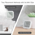 MOES Tuya ZigBee Smart Home Temperature And Humidity Sensor With LED Screen Works With  Assistant and Tuya Zigbee Hub. 
