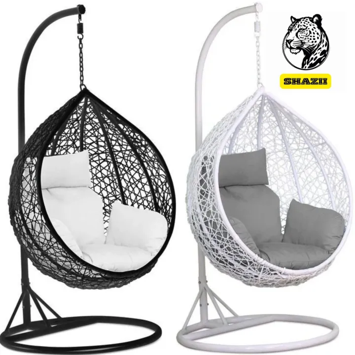 Hanging%20chair%20&%20Hanging%20swing%20With%20stand%20and%204%20red%20cousins%20-%20Image%203