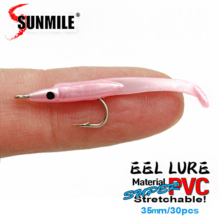 SUNMILE%2030pcs%20Eel%20Soft%20Fishing%20Lure%2035mm%20PescaTackle%20Wobblers%20Fish%20Lures%20Carp%20Leurre%20Souple%20Soft%20Baits%20-%20Image%205