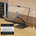 Universal Expandable Monitor Desk Holder Adjustable 360° Swivel Tablet Stand Foldable Tablet Bracket for 12-17in. 