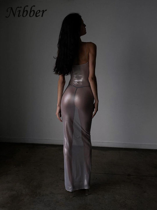 Nibber%20See%20Through%20Maxi%20Dress%20Women%20%20Strappy%20Dresses%20Body-shaping%20Vestido%20Female%20Stunning%20Hipster%20Attirewear%20Clothing%20-%20Image%202