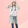 Kids Rain Coat for Girls Boys Cartoon Toddler Rain Wear Children Transparent Waterproof Raincoat Jacket Mermaid Poncho. 