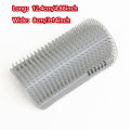 1PC Cat Self Groomer With Catnip Cats Wall Corner Massage Comb Brush Rubs The Face With A Tickling Soft Comb Pet Grooming Supply. 
