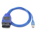 VAG KKL 409.1 FTDI FT232RL OBD 2 OBD2 Car Diagnostic vag com USB Interface Cable 409 1 For VAG Auto Car Diagnostic Scanner Cable. 