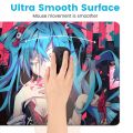 H-Hatsune M-Miku Anime Non-slip Lockedge PC Gaming Mouse Pad Gamer Desk Mats Keyboard Pad Mause Pad Muismat For PC Mouse Carpet.