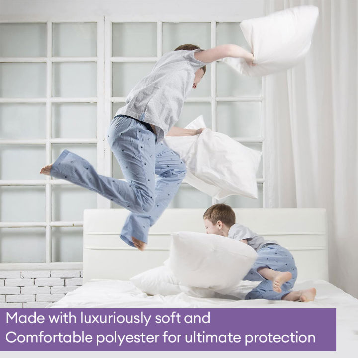 1pc%20Waterproof%20Pillow%20Cover%20Cotton%20Terry%20Fabric%20Zipper%20Pillow%20Protector%20Bedbug%20Proof%20&%20Hypoallergenic%2050x70cm%20-%20Image%206