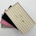 Velvet Jewelry Display Stackable Exquisite Jewellery Holder Portable Ring Earrings Necklace Organizer Box Organizer.