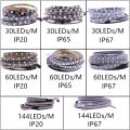 1m/5m WS2812B 30/60/144 Pixels/leds/M Smart Led Pixel strip,Black/White PCB, WS2812B/M ,IP30/IP65/IP67 DC5V. 