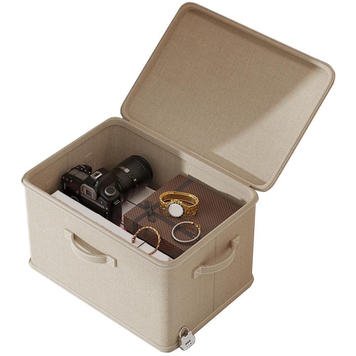 Lockable%20Storage%20Box,%20Odor%20Proof%20Stackable%20Container%20With%20Handle,%20Washable%20Shelf%20Baskets%20For%20Blanket%20Clothing%20Toys%20Home%20Organiza%20-%20Image%202