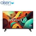 Aisen India 32” Fastest Smart LED TV with 4 Years Warranty | Aisen 32 Inches Smart TV | 32” Android TV | HDR | Free Wall Mount. 