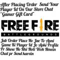 Free fire 35 Diamonds only player UID need. 