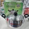 Kiam Classic Aluminum Heavy Thick Base Belly Shape Saucepan With Induction Bottom 24 CM.