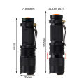 Mini SK68 Zoomable Flashlight Green/Red/365NM XPE LED Waterproof Torch Lamp AA/14500 Powered Clip Pen Light Lamp 3 Modes Lantern. 